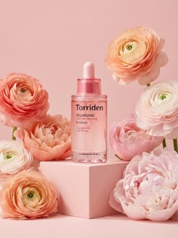 Pastel Floral Pedestal